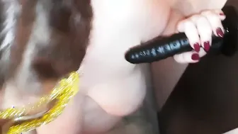 Erotic russian housewife dreams about three-way she has a gigantic ebony toy