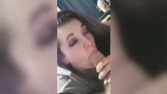 Real Life porn video – Luna Loves the way Daddys Thick Dick Feels Stretching her Throat