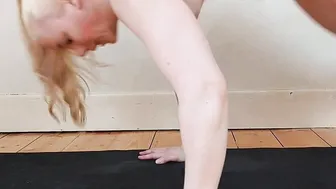 Naked Sweaty Workout Part two