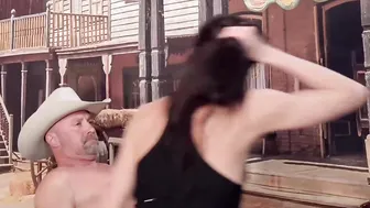 Gorgeous milf Sofie Marie Seduces Cowboy for Huge Penis Ride