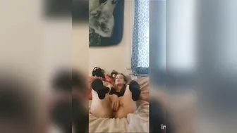 Skinny Teens Ejaculates on Dildo sexy Moans- Amateur Scene