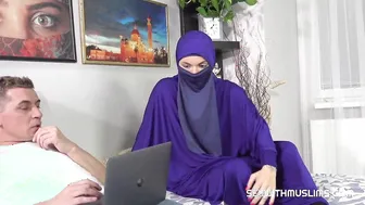 Deep Face porn video – Niqab goddess likes it rough