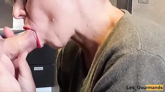 Bj Drink with lipstick