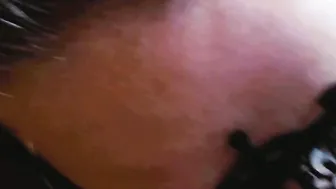 babe Sweet Cum Flows out from my Mouth - big black dick Cum Facial point of view