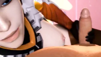 Overwatch Mercy Stroking your Rough Penis (pov)