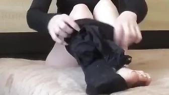 Put my new Stockings on Bae Legs