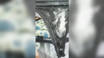 Leaking Lingerie after Cumming