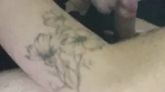 Facefucking and Gigantic Facial on a Pretty Red Haired Hispanic with a Smile at the end