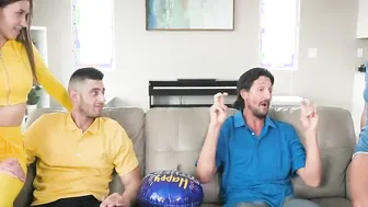 18 Year Old Daughters Pampering Stepdaddy- Kourtney Rae Penelope Woods