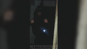 رعب حقيقي | Hottie Witch Landed on my Balcony inside Abu Dhabi and Scratching Window