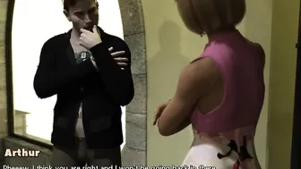 Temptations are Everywhere. CUMSHOT INTO a OUTSIDE RESTROOM-EP 12