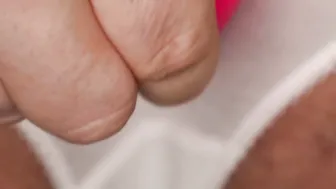 Milf gets Het Lingerie Soak Having Fun with Sex Toy