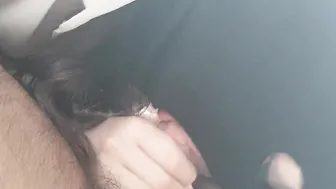 Vehicle Fellatio with Sea See | Lusty Teenie with Blue Eyes