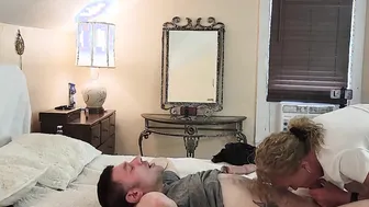 Intimate FAKE-COCK SUCK FACEFUCK - Vagina Licking FACE SITTING - Real EROTIC PEGGING Passionate SEX