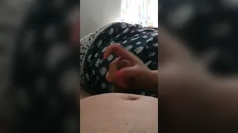 Step Milf with Bae Nails Gives Hand Job to Step Son on Sunday Morning