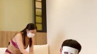 【寛大なゆら】人妻が赤い下着で乱れる... マッサージ フェラ アナル舐め