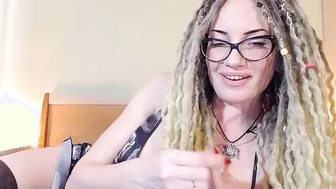 SPH inside front of mirror for little cock loser