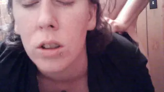 Little Woman Blows big black dick