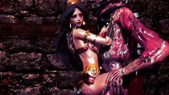 Princess Jasmine and Zombie Sex