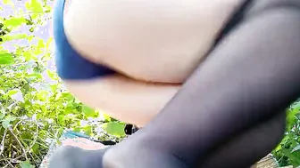 Masturbating public inside blue crazy parties