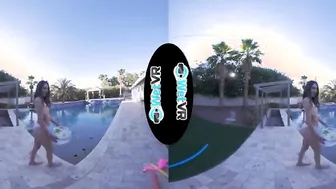 WETVR Pool VR Porn Play with Dark Hair sexy