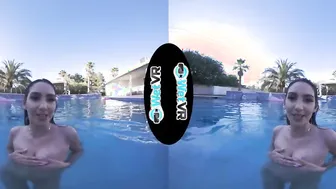 WETVR Pool VR Porn Play with Dark Hair sexy
