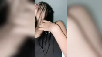 My Stepcousins Bitch after Coming out of the Toilet the first thing she Asks me is to Dick