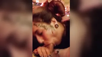Ponytail porn video – CUM INTO MOUTH Surprise Sloppy Deep Throat Head