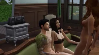 We Decided to Organize a 3 Way Sex | Wicked Whims Sims four