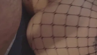 Gigantic Ass eastern Getting Smashed from behind into Fishnets
