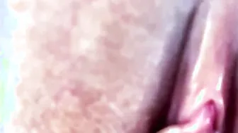 Fucking my skanks vagina close-up I can watch how I insert a