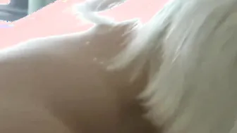 Old old lady throating ebony penis