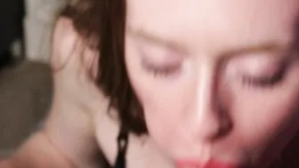 Submissive sexy cunt with mouth give Head until Facial