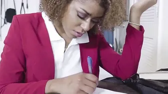 Milu Blaze Her Interracial Tutoring