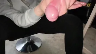 Milking nice cum shot
