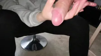 Milking nice cum shot