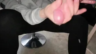 Milking nice cum shot