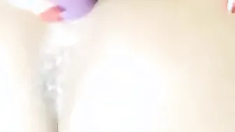 Edging Creamy Snatch until Squirt