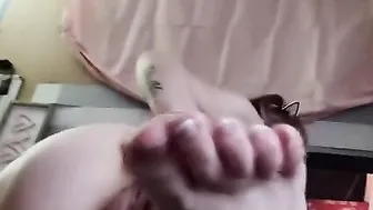 Daddys Pose and Spreading Twat
