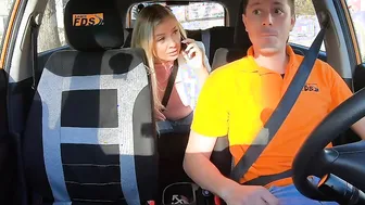 FakeDrivingSchool Cayla Lyons with Incredible Sexy Natural Hooters