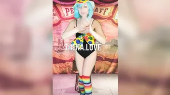 ENF Embarrassed Nude Female Naked Tiktoker PAWG Naked Clown Magic Tricks gone Wrong