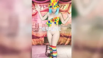 ENF Embarrassed Nude Female Naked Tiktoker PAWG Naked Clown Magic Tricks gone Wrong