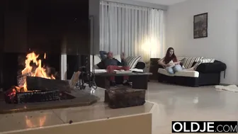 Sugar Daddy Fucks Step-Daughter Tight Twat Goes Deep in