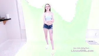Thin Eighteen wants chaturbate job and gets banged at Audition