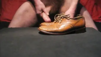 DressDress Leather Shoes wank and jizzed compilation