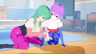 [Darkstalkers]Morrigan and Lilith(3d Anime)