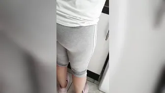 Step Cougar inside Pants Stuck inside Step Son Cock Making him Banged inside the Kitchen