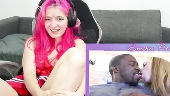 TikTok Thot React to Interracial Porn - Emma Fiore