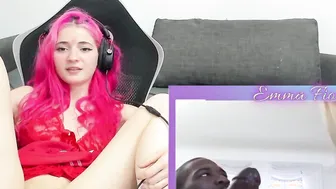 TikTok Thot React to Interracial Porn - Emma Fiore