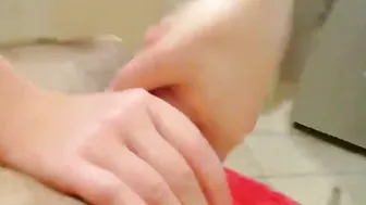 I got a Hand Job into the Kitchen